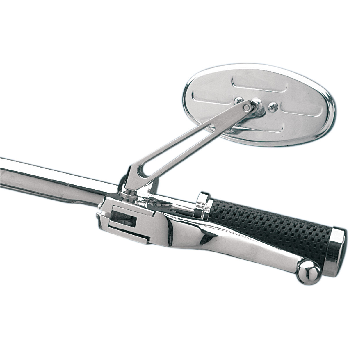 Drag Specialties - Mirror - Stealth I - Side View - Oval - Chrome