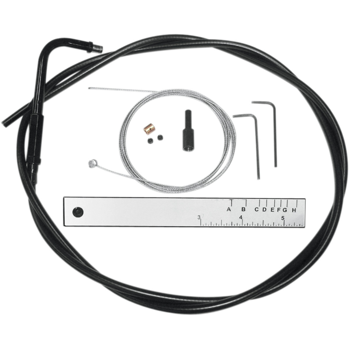 Magnum Shielding #493524 - BYO™ Build Your Own™ Control Cable Kit - Throttle - 45° - Black