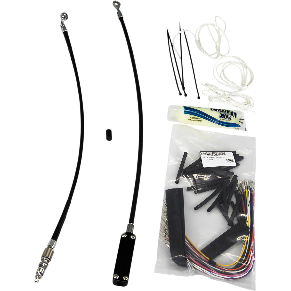 FAT Baggers INC. #109116-B - Installation Kit - Cable Clutch - 16" - Black