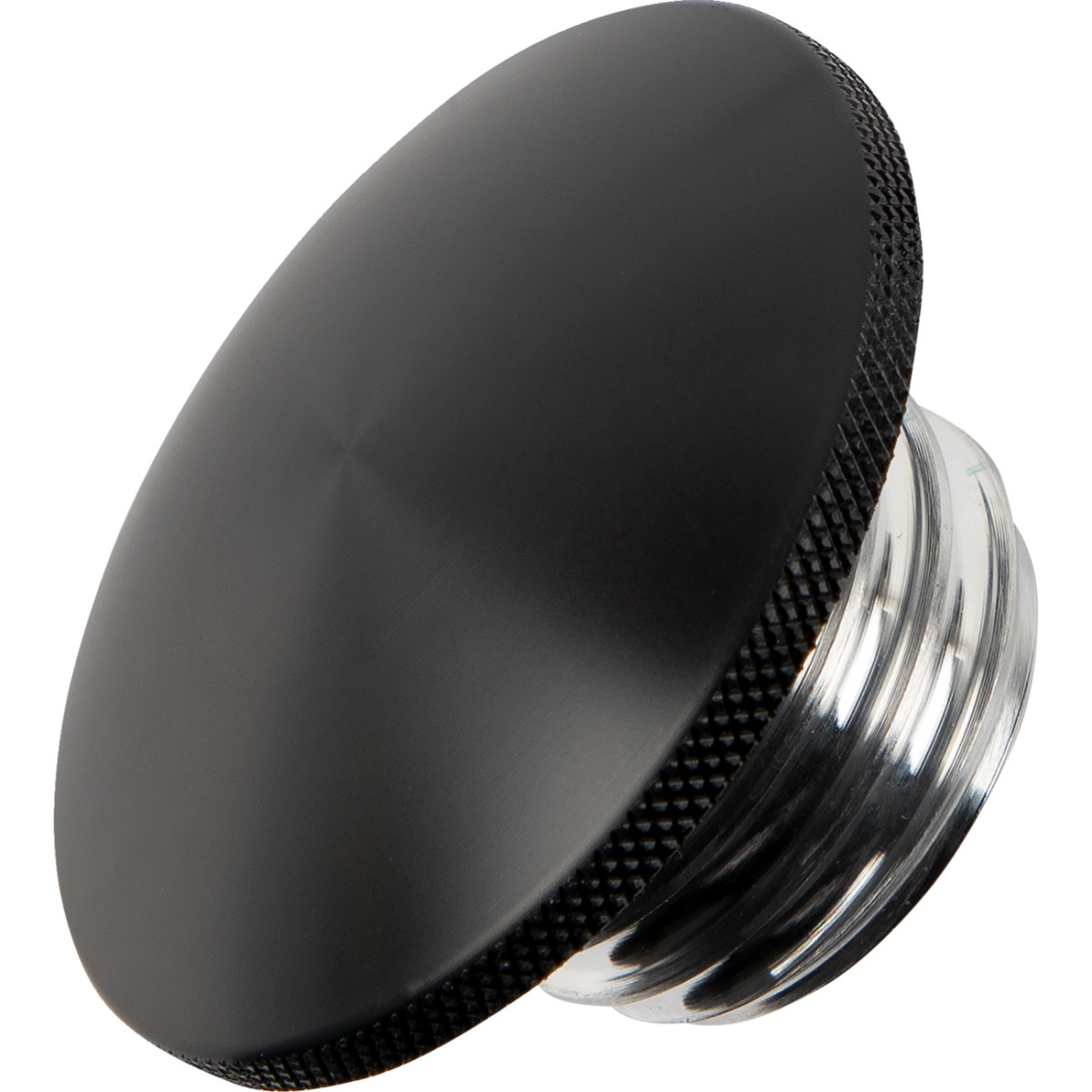Joker Machine #10-444B - Gas Cap - Knurled - Black - Harley-Davidson