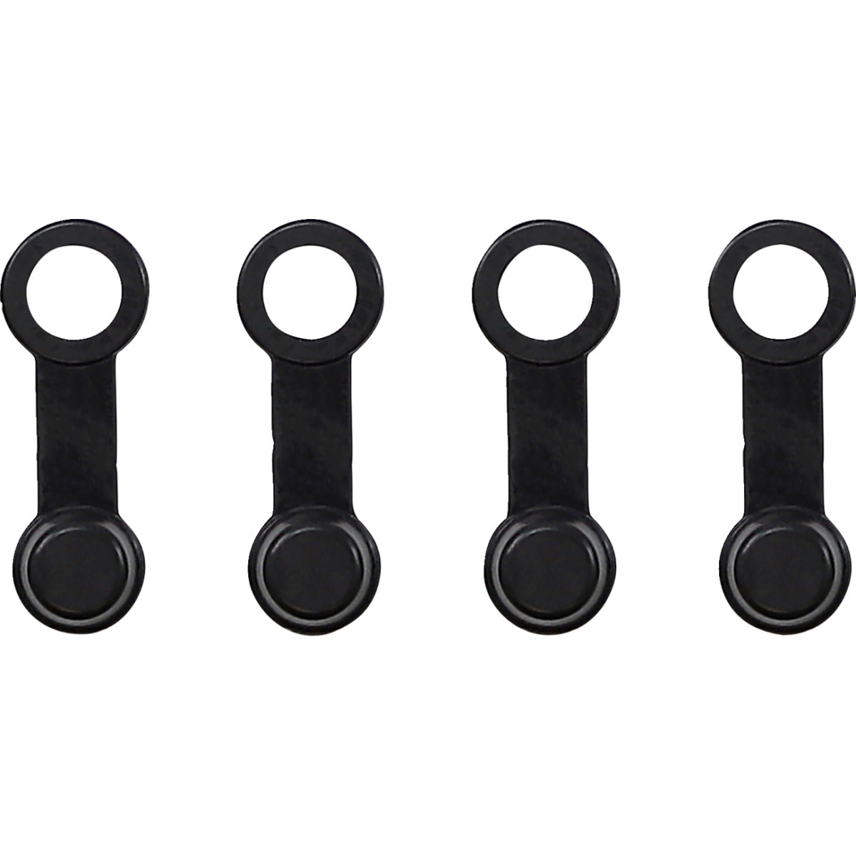 Helix #202-2005 - Brake Bleeder Caps - Black - 4-Pack