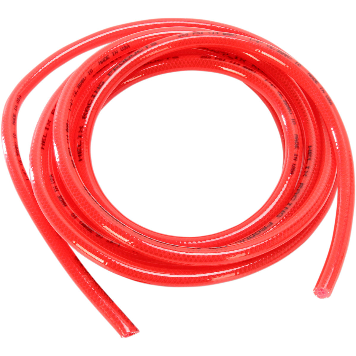 Helix #140-0103 - High-Pressure Fuel Line - Red - 1/4" - 10'