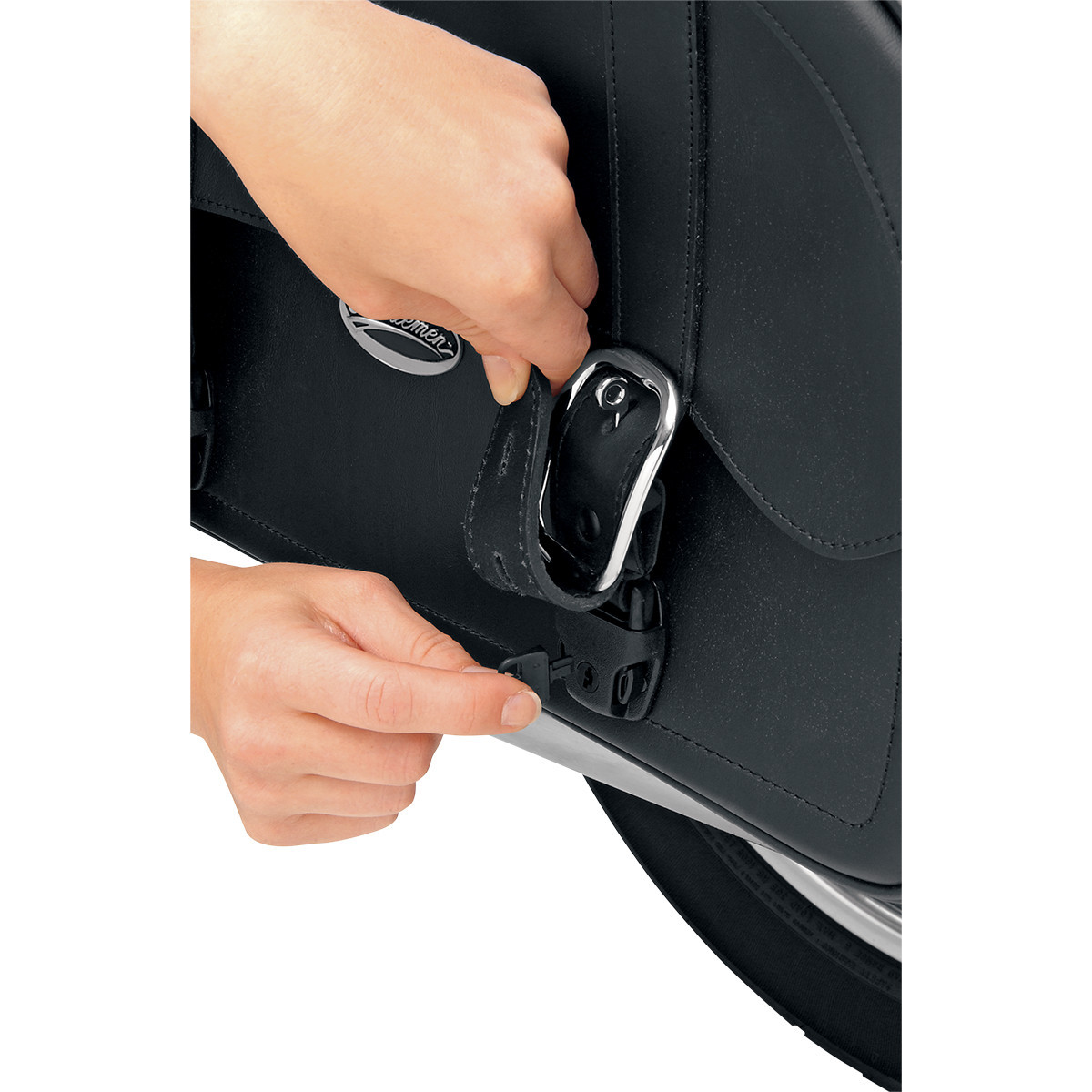 Saddlemen #X021-05-0416 - Flame Saddlebag - Orange - Large