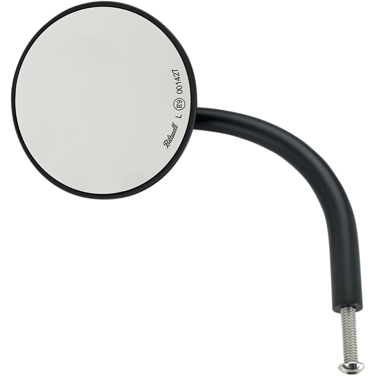 Biltwell #6503-400-131 - Mirror - Utility - Side View - Round - Perch - Black - Each