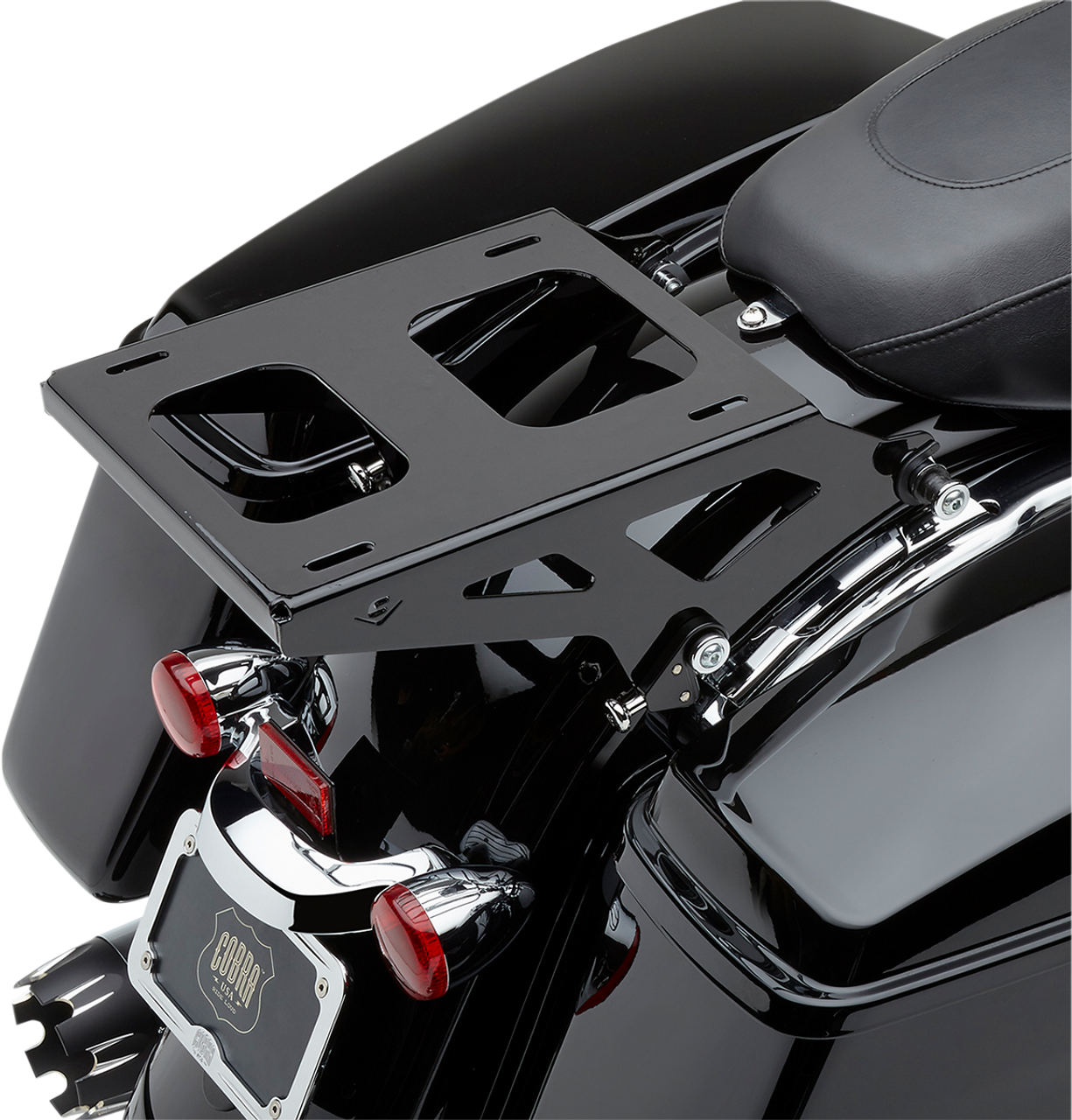 Cobra #602-2702B - 2-Up Tour-Pak® Mount - Black