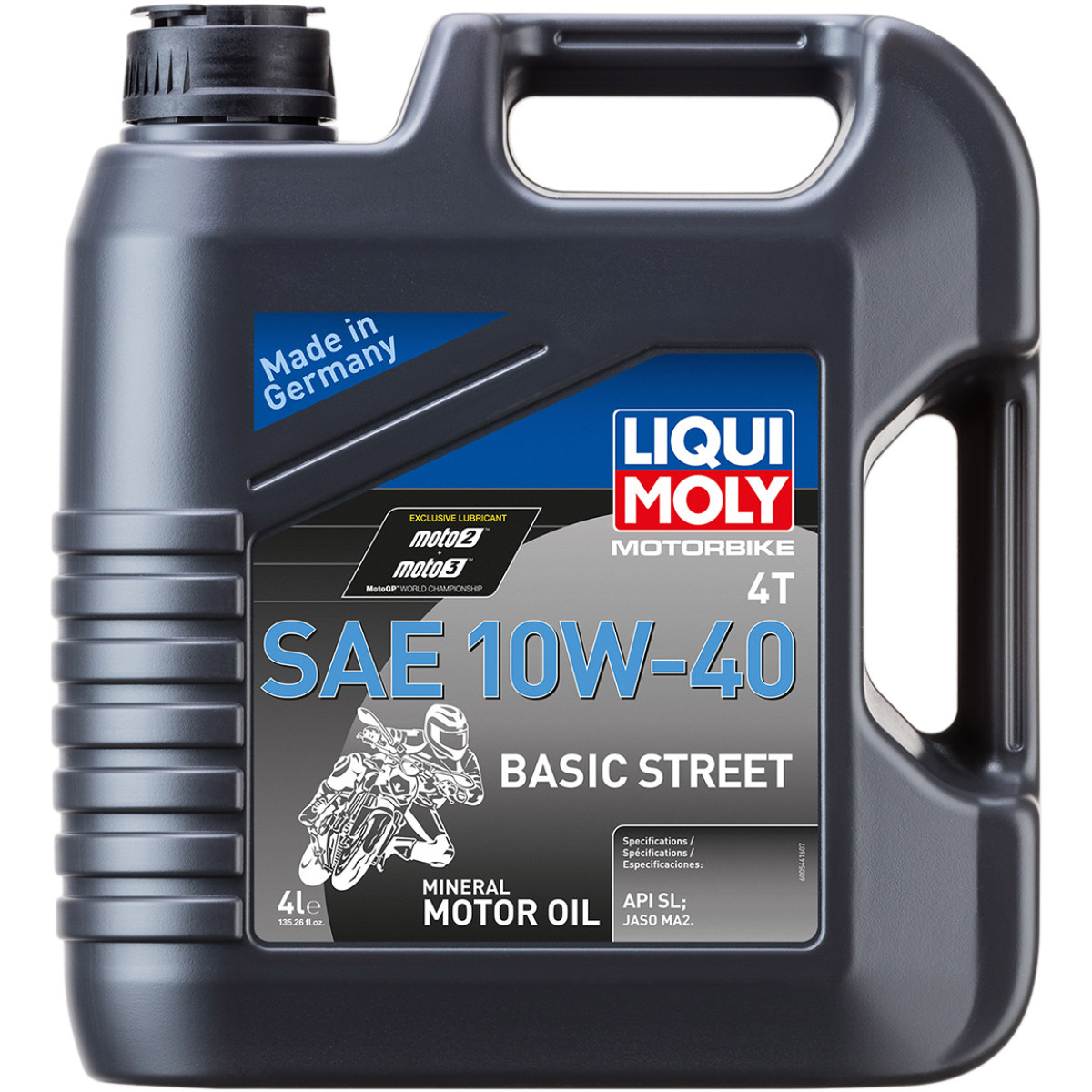 Liqui Moly #20192 - Basic Street 4T Oil - 10W-40 - 4 Liters