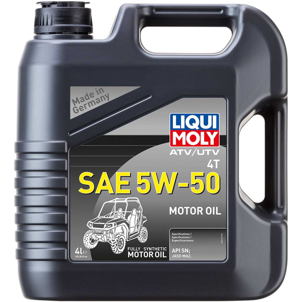 Liqui Moly #20214 - ATV/UTV 4T Engine Oil - 5W-50 - 4 liter