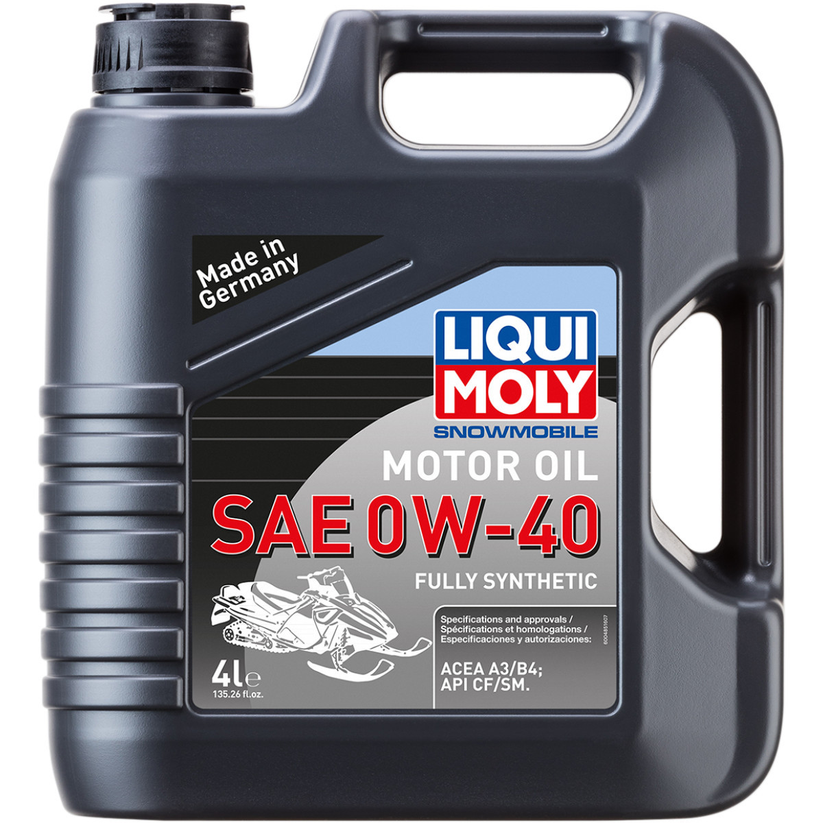 Liqui Moly #20150 - Snowmobile Synthetic Oil - 0W-40 - 4 Liter