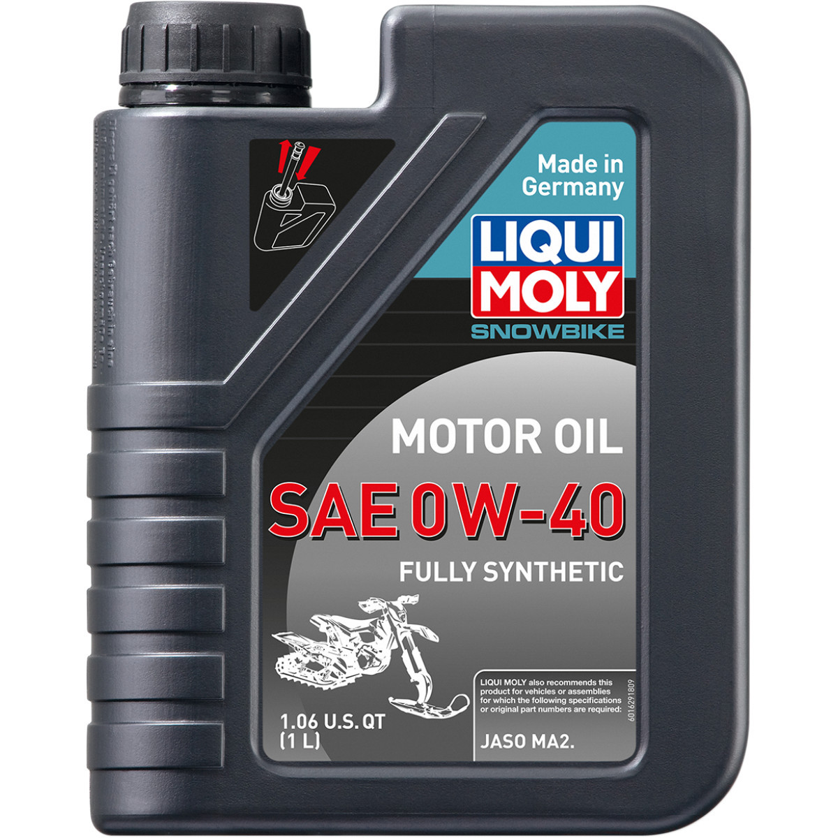 Liqui Moly #20356 - Snowbike Synthetic Oil - 0W-40 - 1L