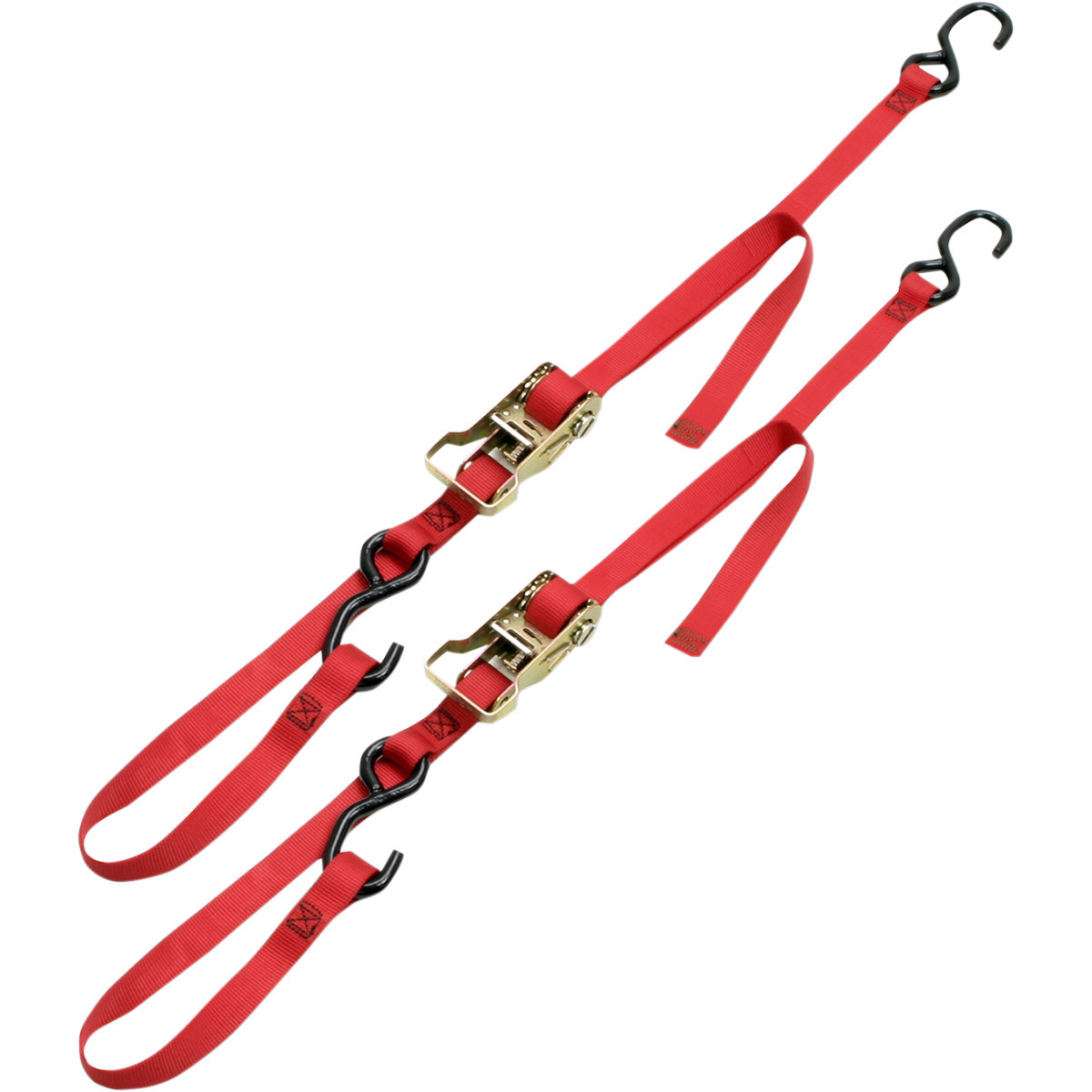 Ancra #49498-10 - Integra Rat Pak Tie-Downs - 1" x 6' - Red