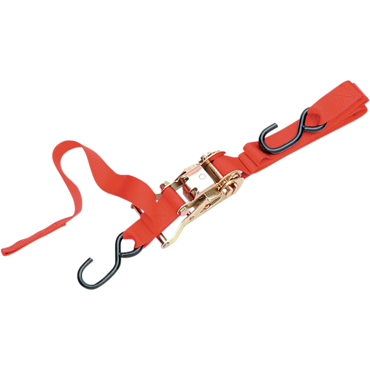 Parts Unlimited - 1" Ratchet Tied Down - Assist - Red