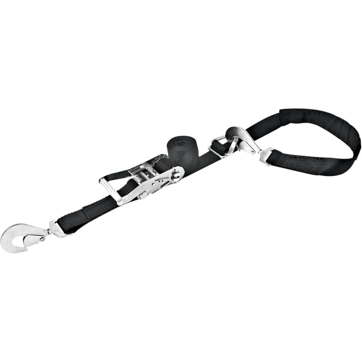 Powertye MFG. #35282 - Tie-Down Axle Strap - 2" - Black
