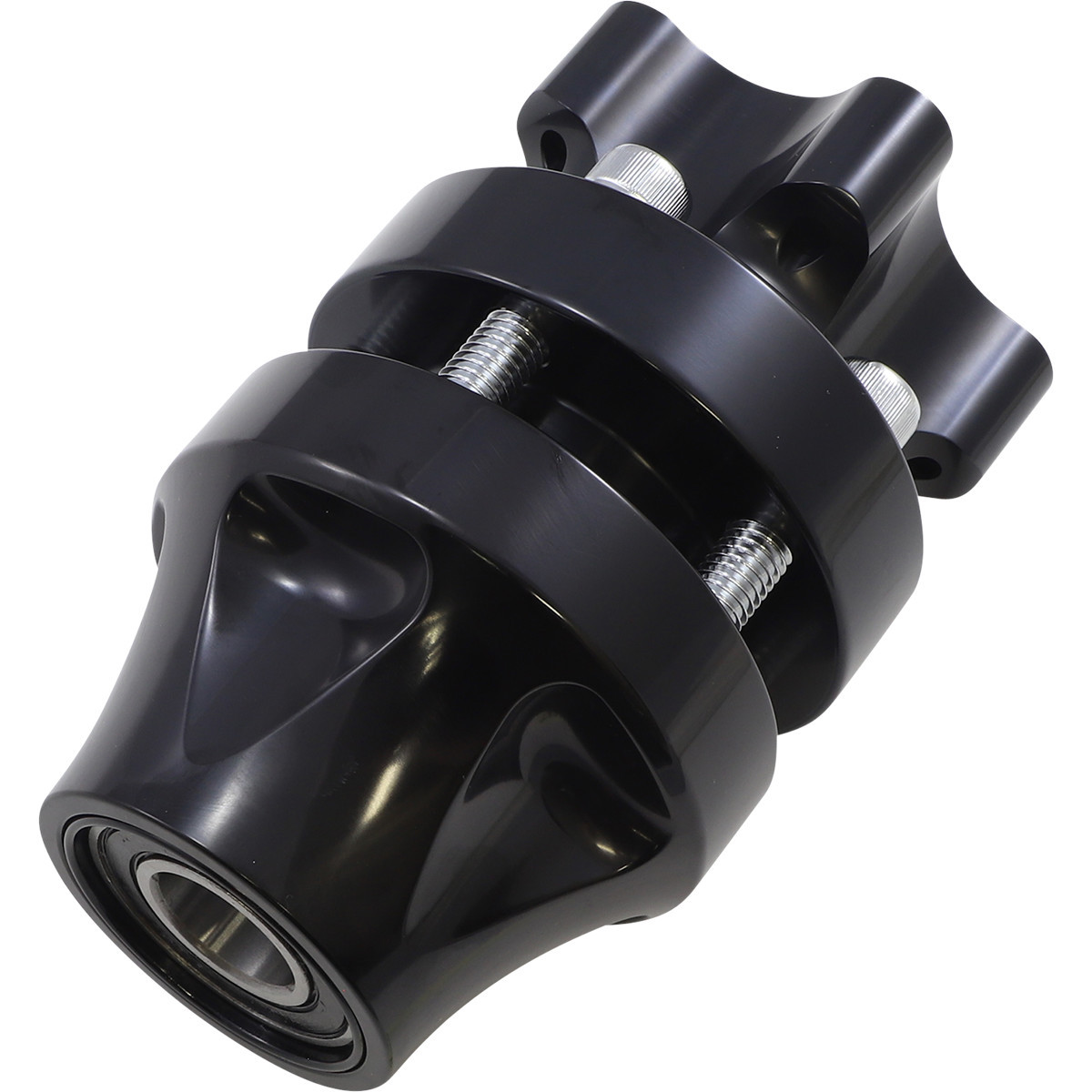 Arlen Ness #71-606 - Hub - Cartridge - Front/Single Disc - Black - '00-'07 Touring