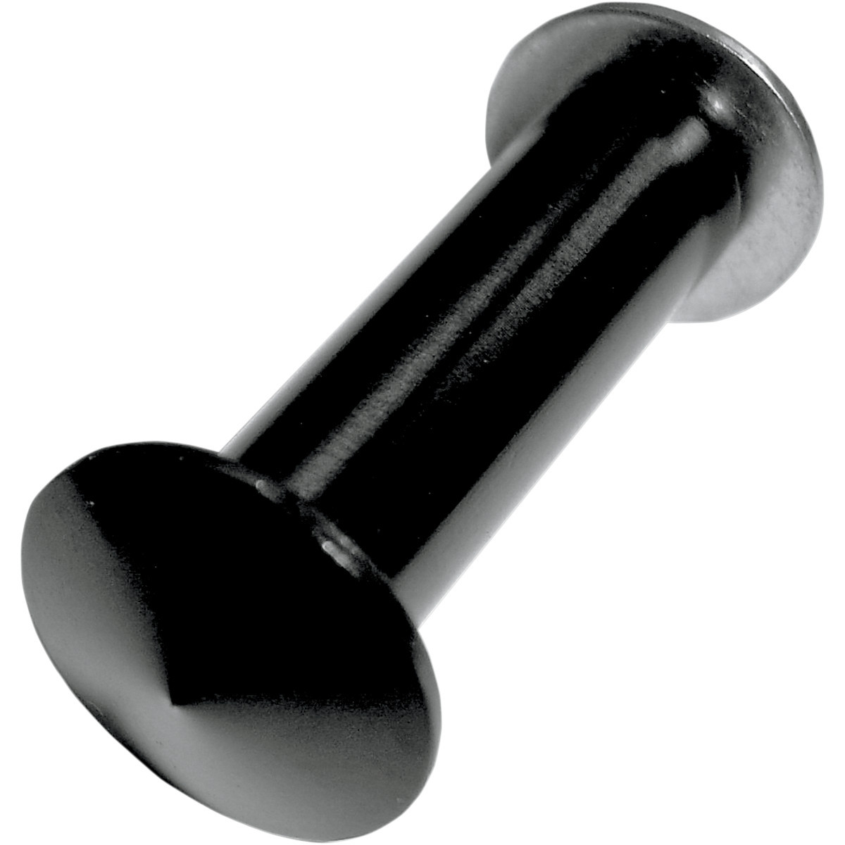 Joker Machine #03-022B - Hole Plug - Mirror - Handlebar End - Flush-Mounted - Black - Each
