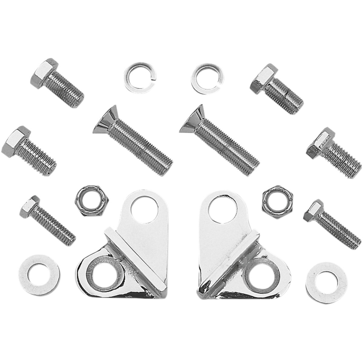 Burly Brand #B28-275CH - Lowering Kit - Rear - Lowers 1" - Chrome - '85-'96 FLT