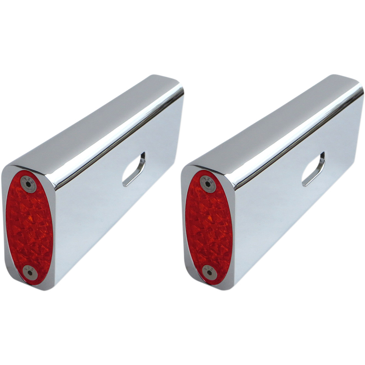 Pro-one Perf.mfg. #909108R - Strut LED Marker Light - Chrome/Red