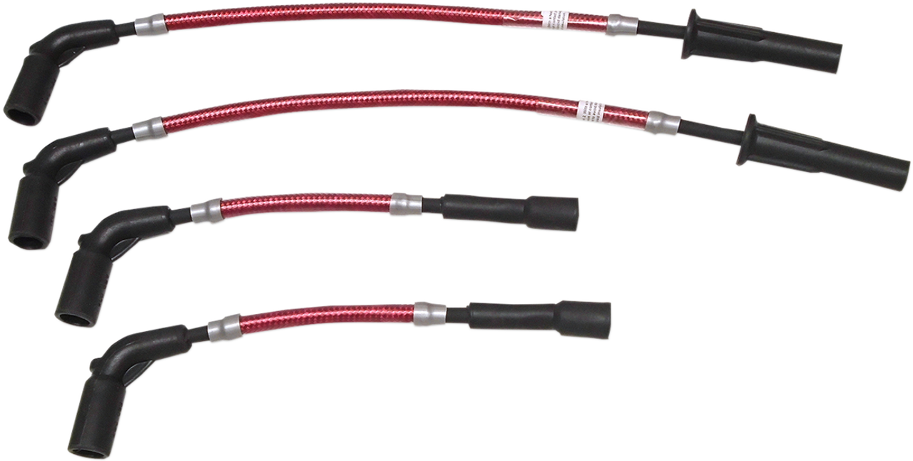 Spark Plug Wire Set - Red - Softail 18+