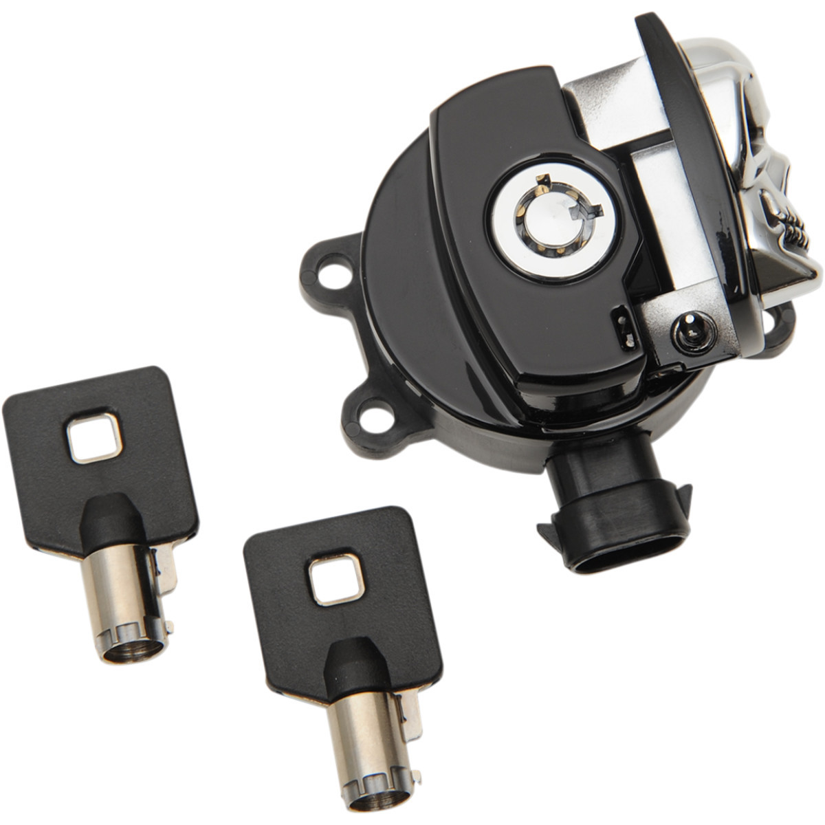 Drag Specialties - Ignition Switch - Skull - Black