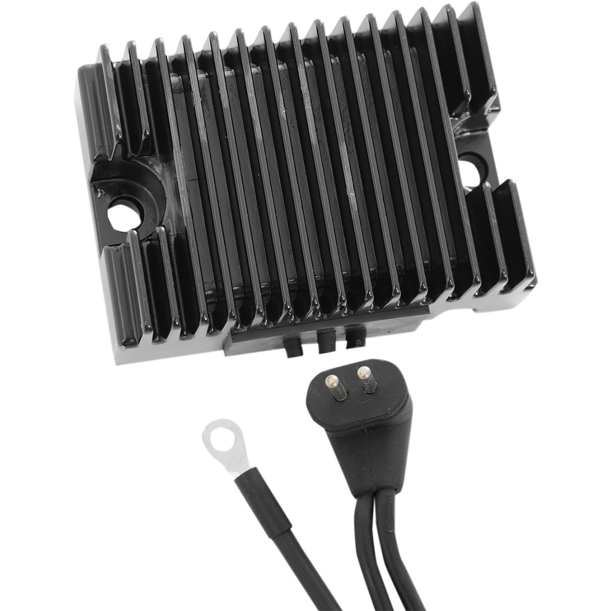 Drag Specialties - Regulator - Black - '81-'88 Evolution Big Twin