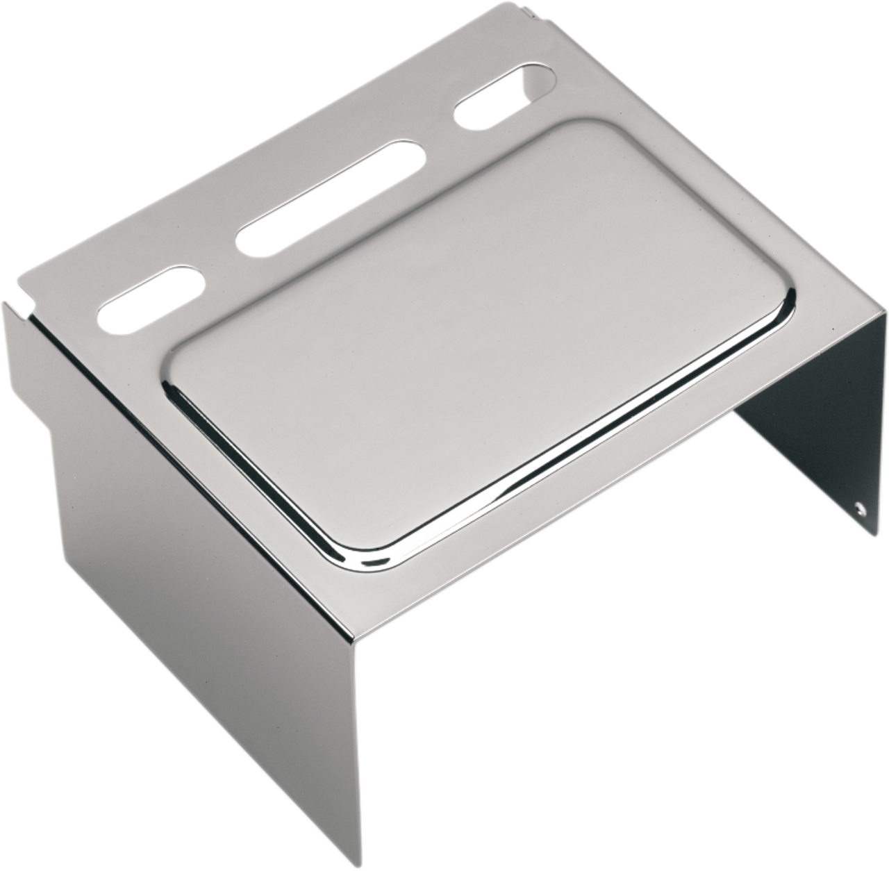 Battery Cover - Raised - Chrome