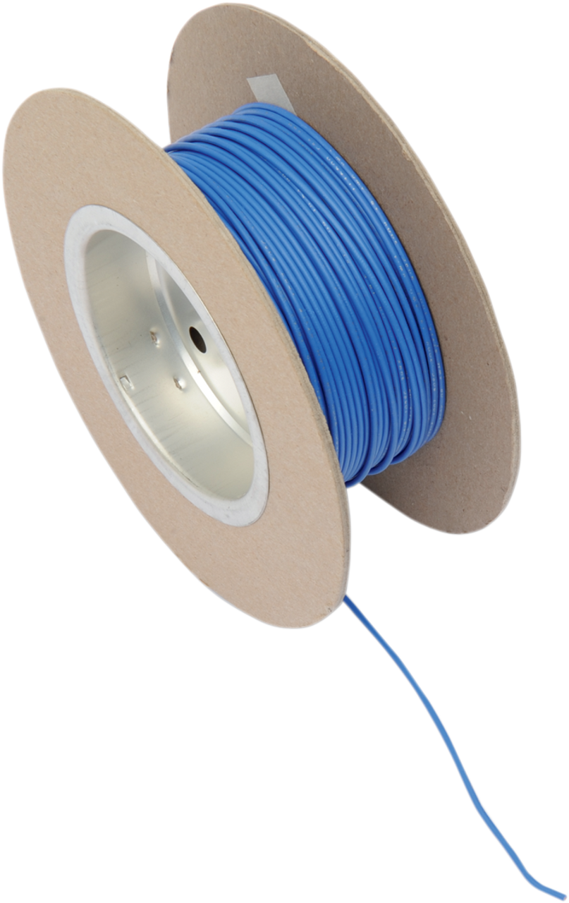 100 Wire Spool - 18 Gauge - Blue