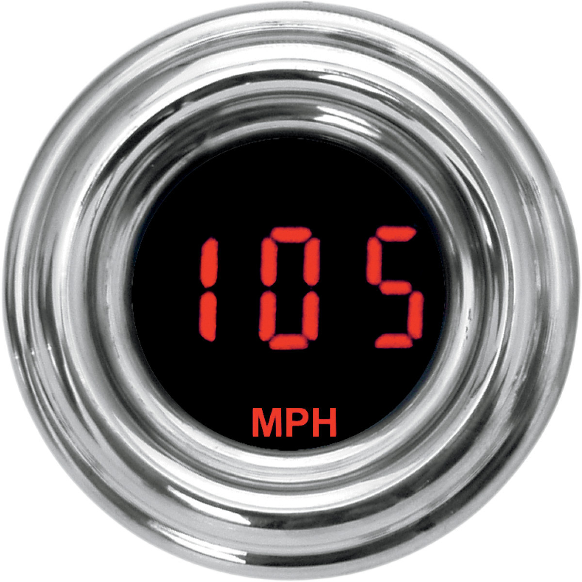 Dakota Digital #MCL-4013R-R - 1-7/8" MPH 4000 Series Speedometer - Retro - Red Display