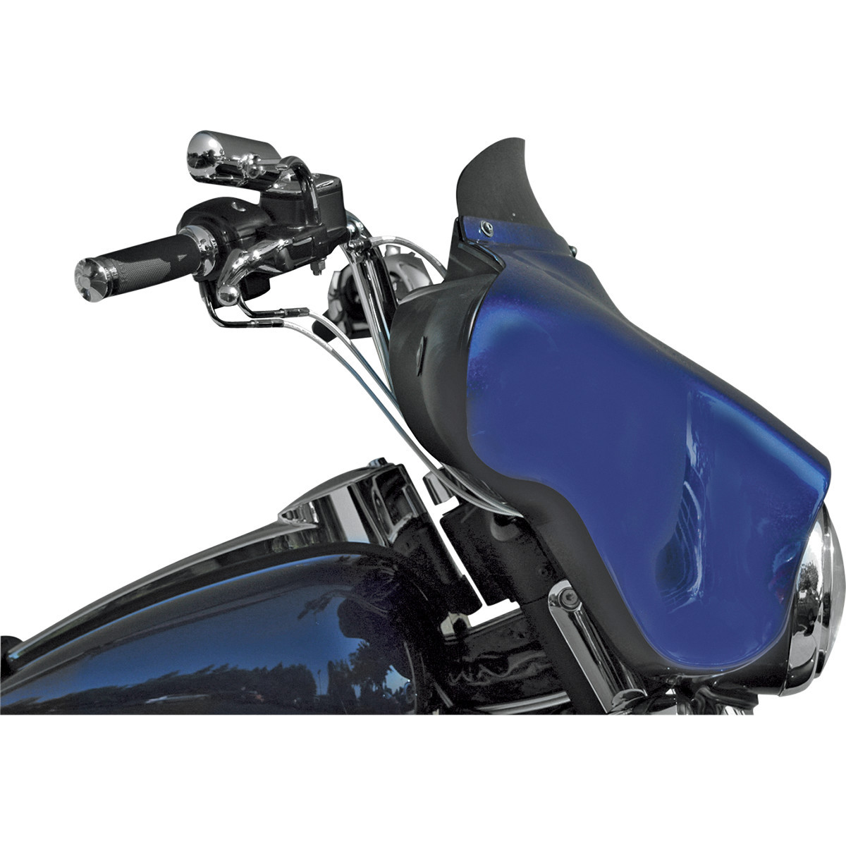 Wind Vest #61-4040 - Windshield - 4" - Dark Smoke - FLHT/X