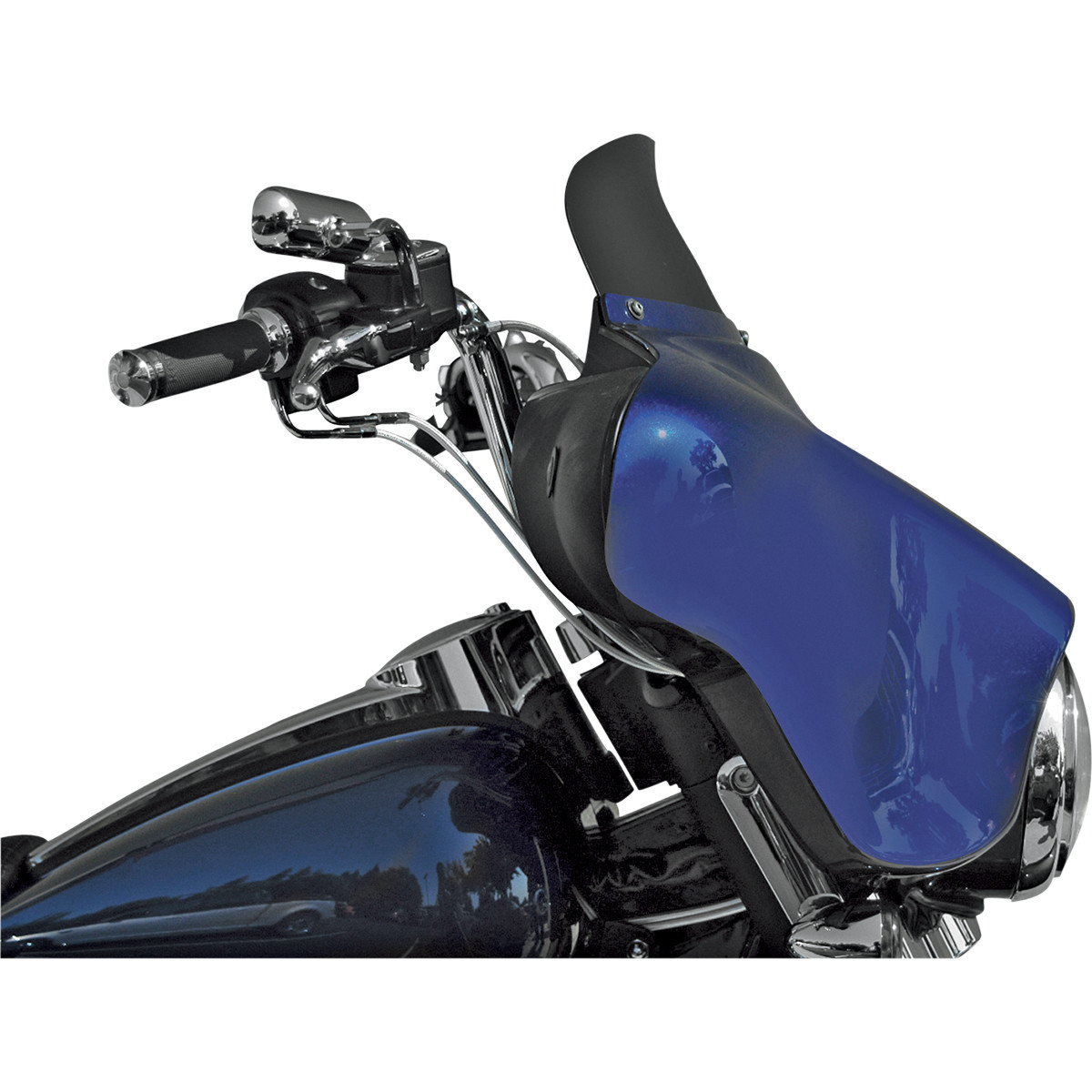 Wind Vest #61-6040 - Windshield - 6" - Dark Smoke - FLHT/X