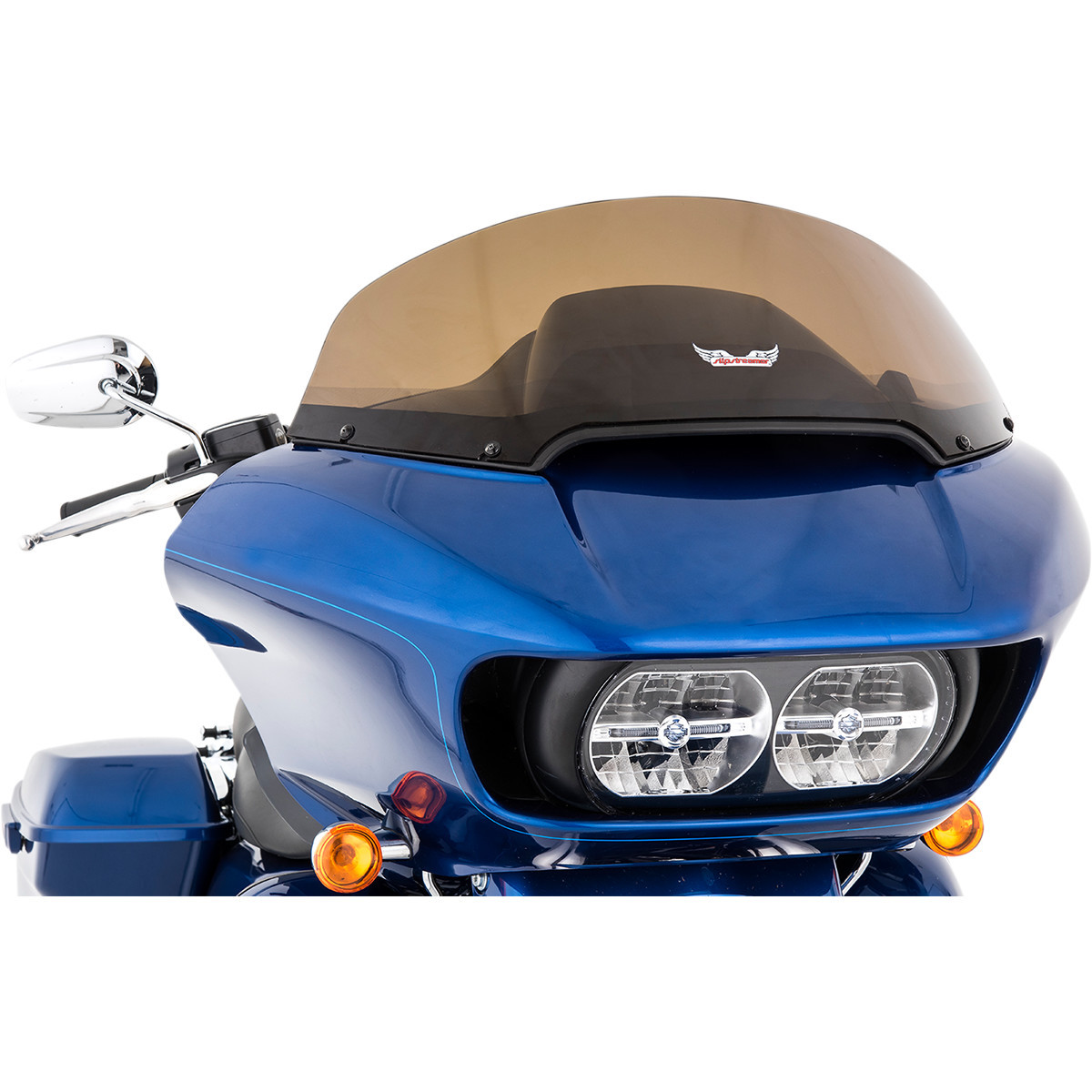 Slipstreamer #S-237-10DS - Windshield - 10" - Dark Smoke - FLTR