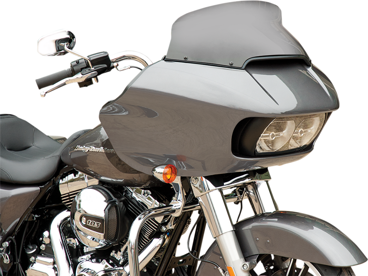 Spoiler Windshield - 6" - Dark Smoke - FLTR 15+