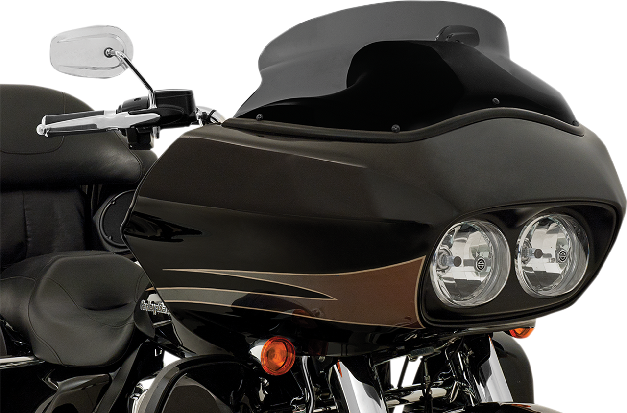 Memphis Shades #MEP86011  - Spoiler Windshield - 6-1/2" - Black - FLTR