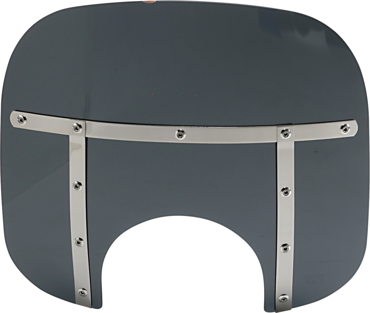 Fats Windshield - 13" - 9" Headlight - Dark Black Smoke