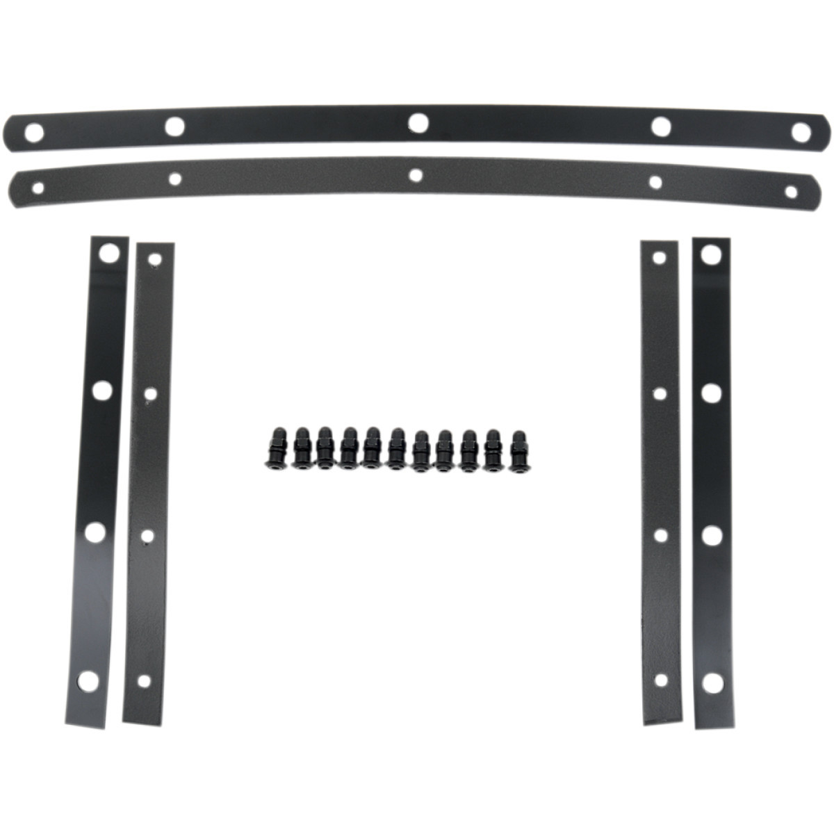 Memphis Shades #MEM0915 - Fats Windshield Hardware Straps - Black