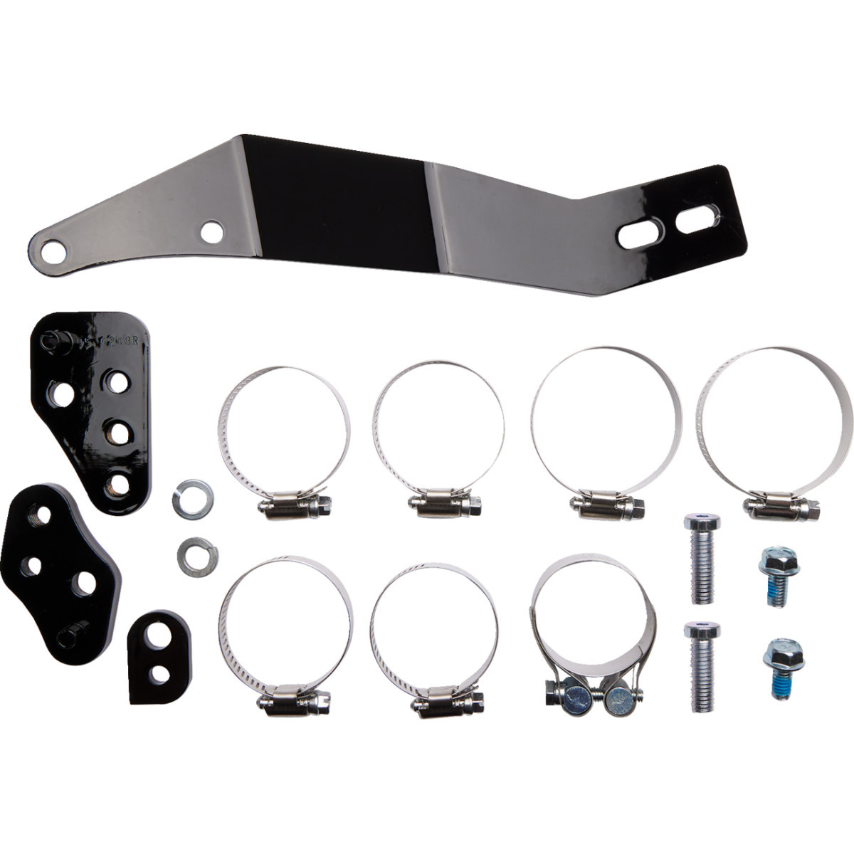Cobra #6230B - Speedster Swept Short Exhaust - Black - '10-'16 FL
