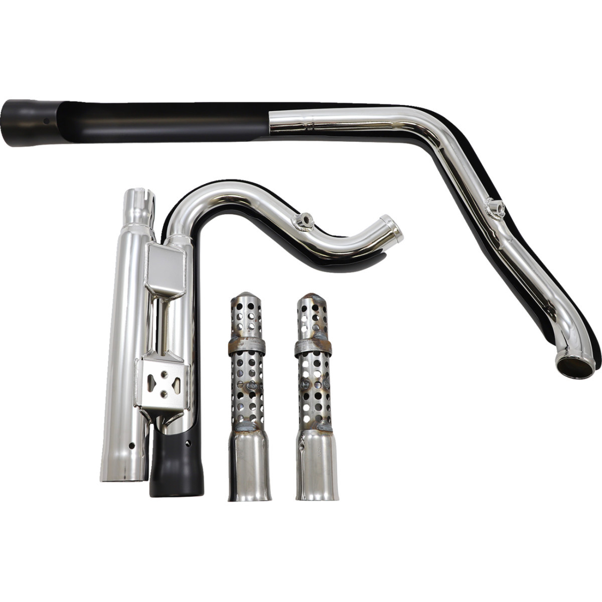 Cobra #6708B - 909 Exhaust - Black - '12-'17 Dyna