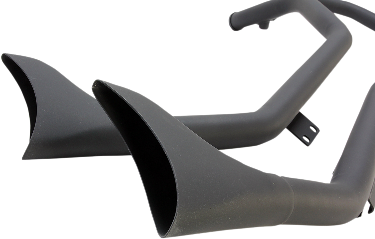 Side by Side Upsweep Exhaust - Black