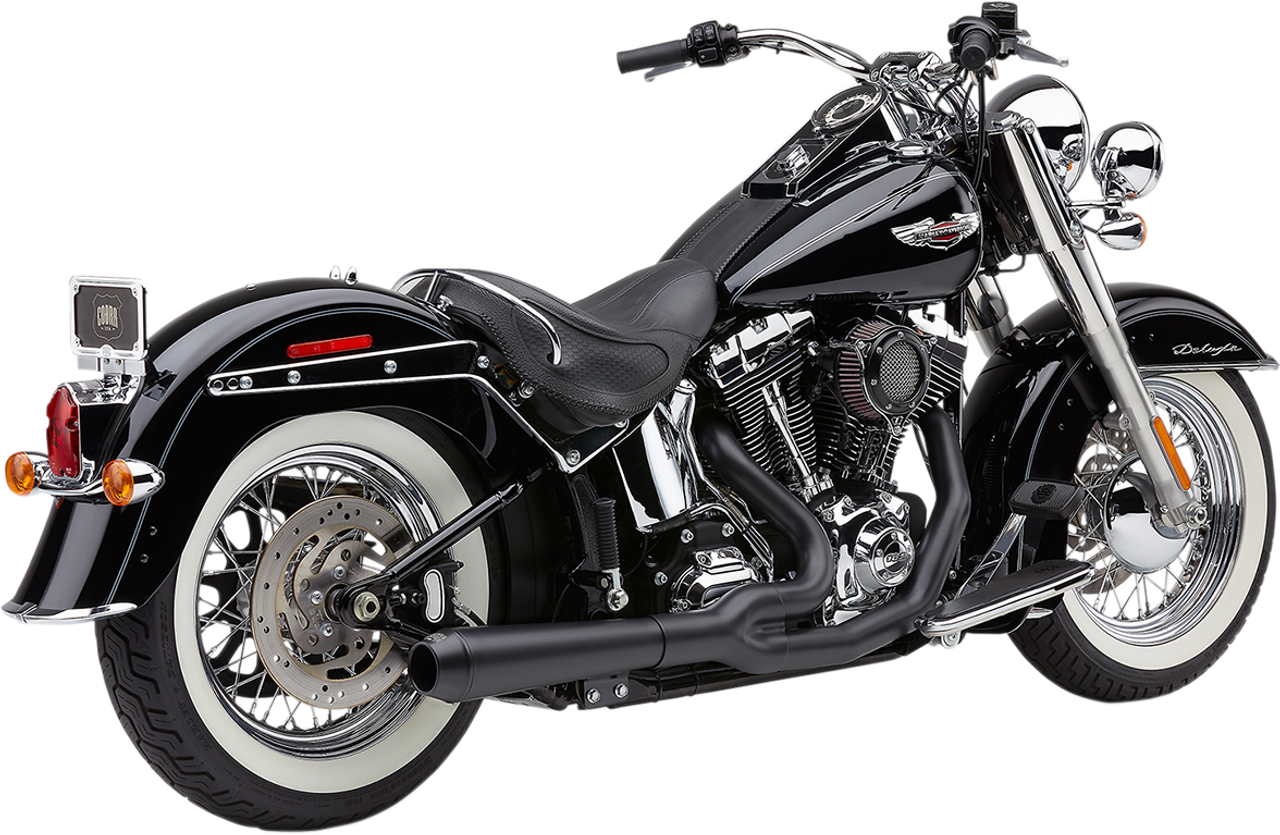 Cobra #6483B - El Diablo Exhaust - Black - '12-'17 Softail