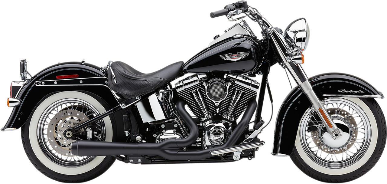 El Diablo Exhaust - Black - 12-17 Softail