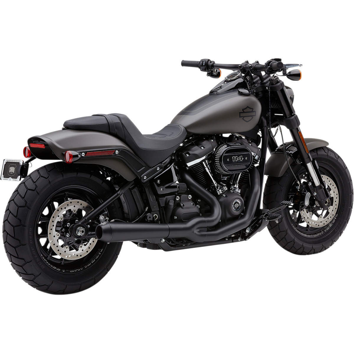 Cobra #6474B - El Diablo Exhaust - Black - '18-'19 FXFB/S