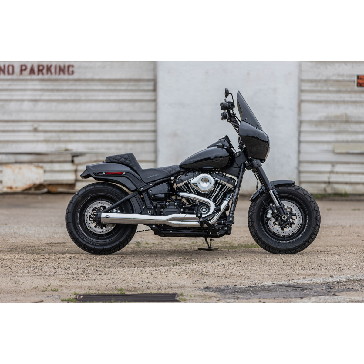 S&S Cycle #550-0847B - 2:1 50 State Exhaust for M8 Softail - Chrome