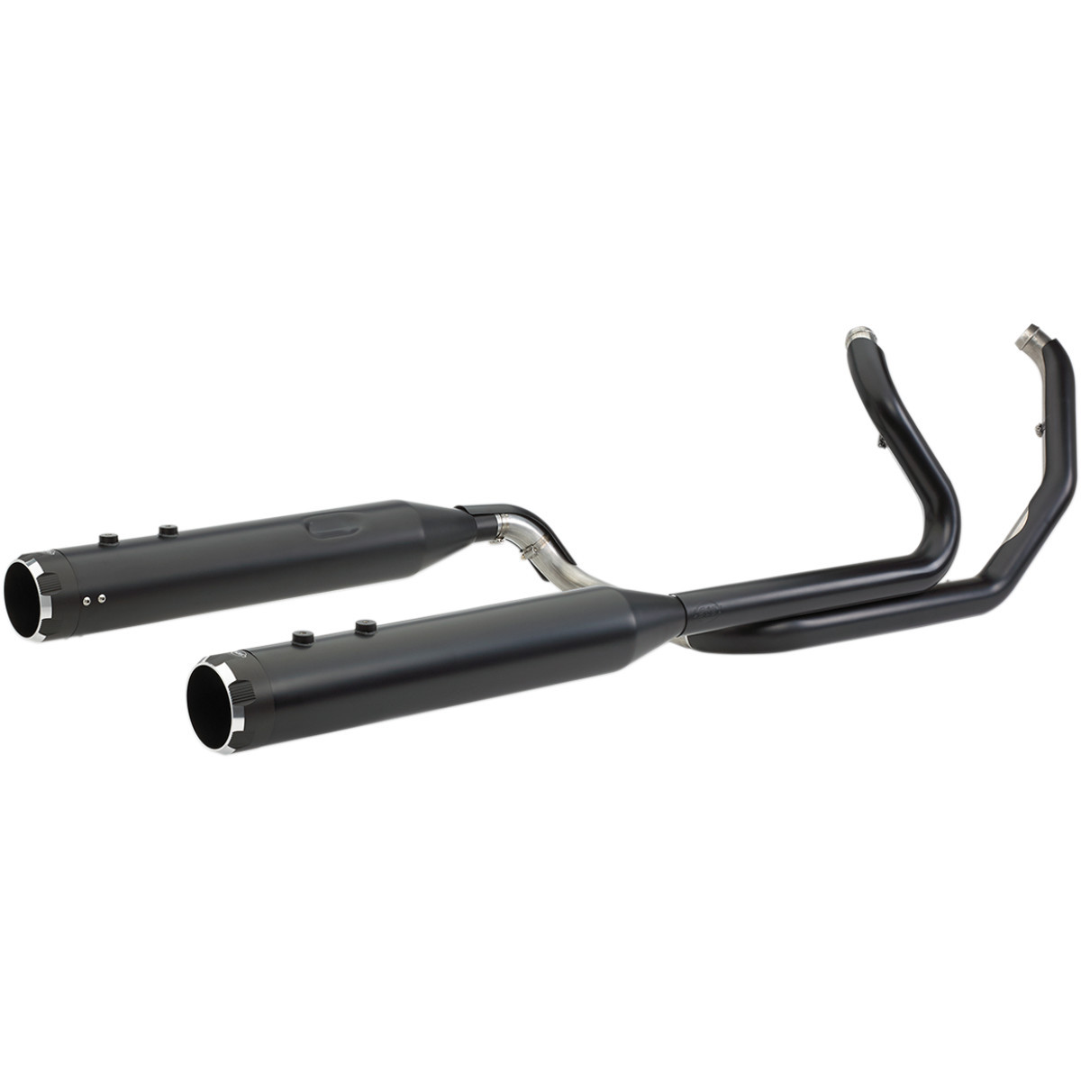 S&S Cycle #550-0679B - El Dorado Dual Exhaust System - Black - Black Thruster