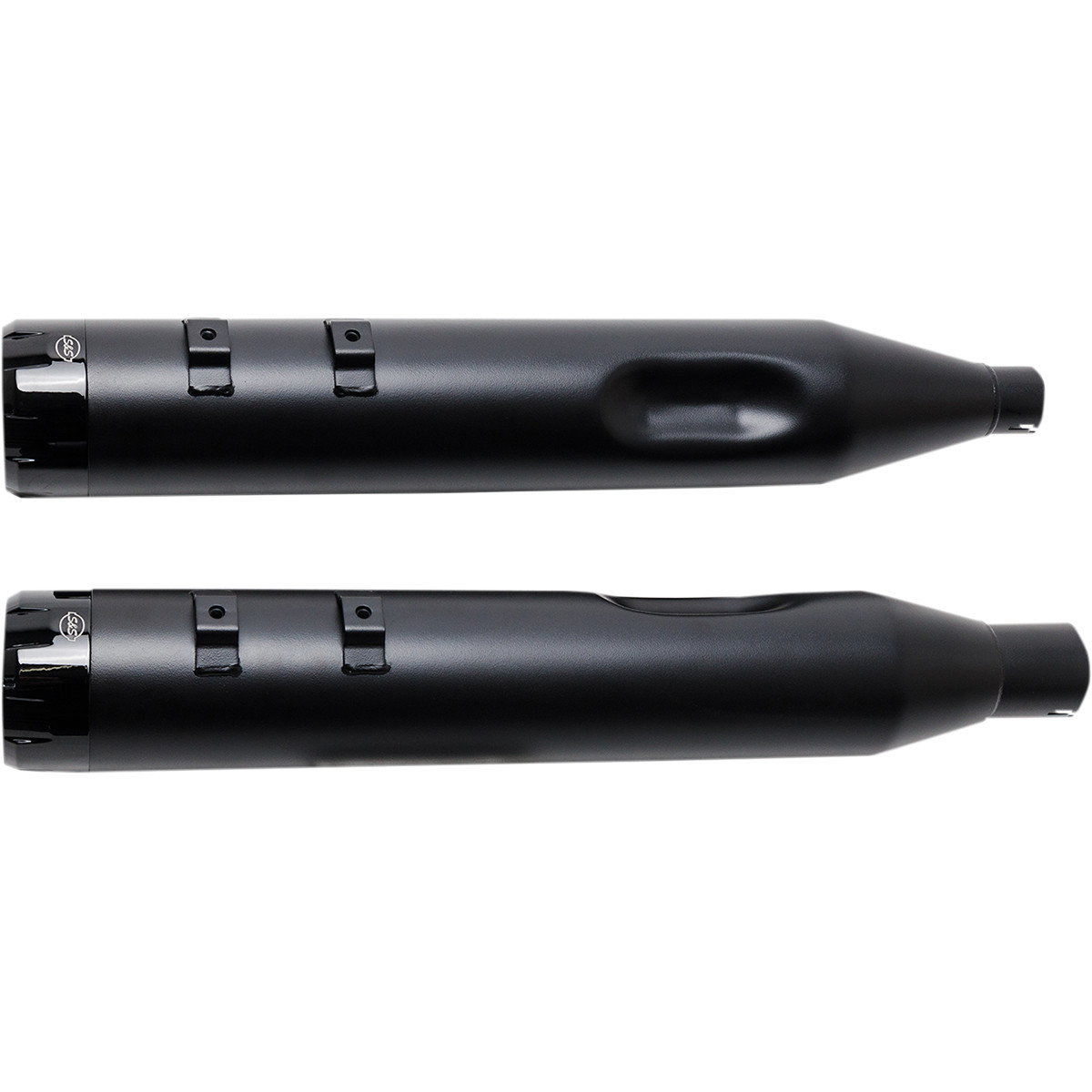 S&S Cycle #550-0666 - 4-1/2" MK45 Performance Mufflers - Black Thruster