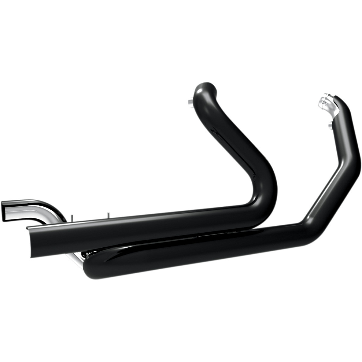 Khrome Werks #200800A - Aggressor 2-into-1-into-2 Header - Black
