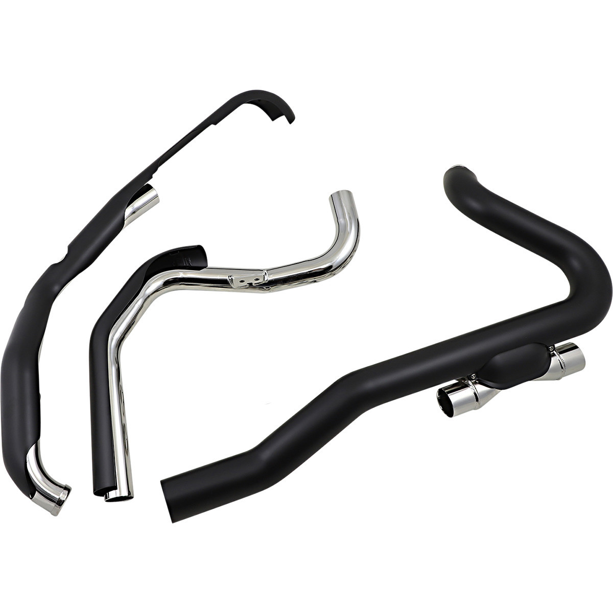 Cobra #6256RB - Powerport Trike Dual Headpipes - Raven Black