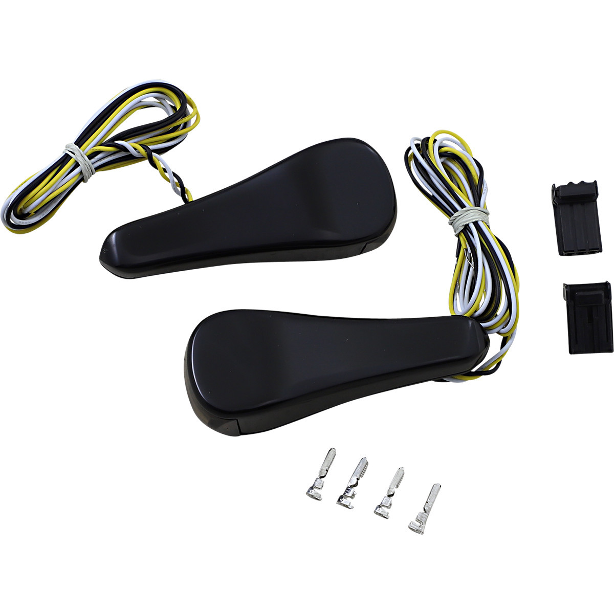 Alloy ART #RGFS1-2 - Turn Signals - LED - Front - Smooth - Black