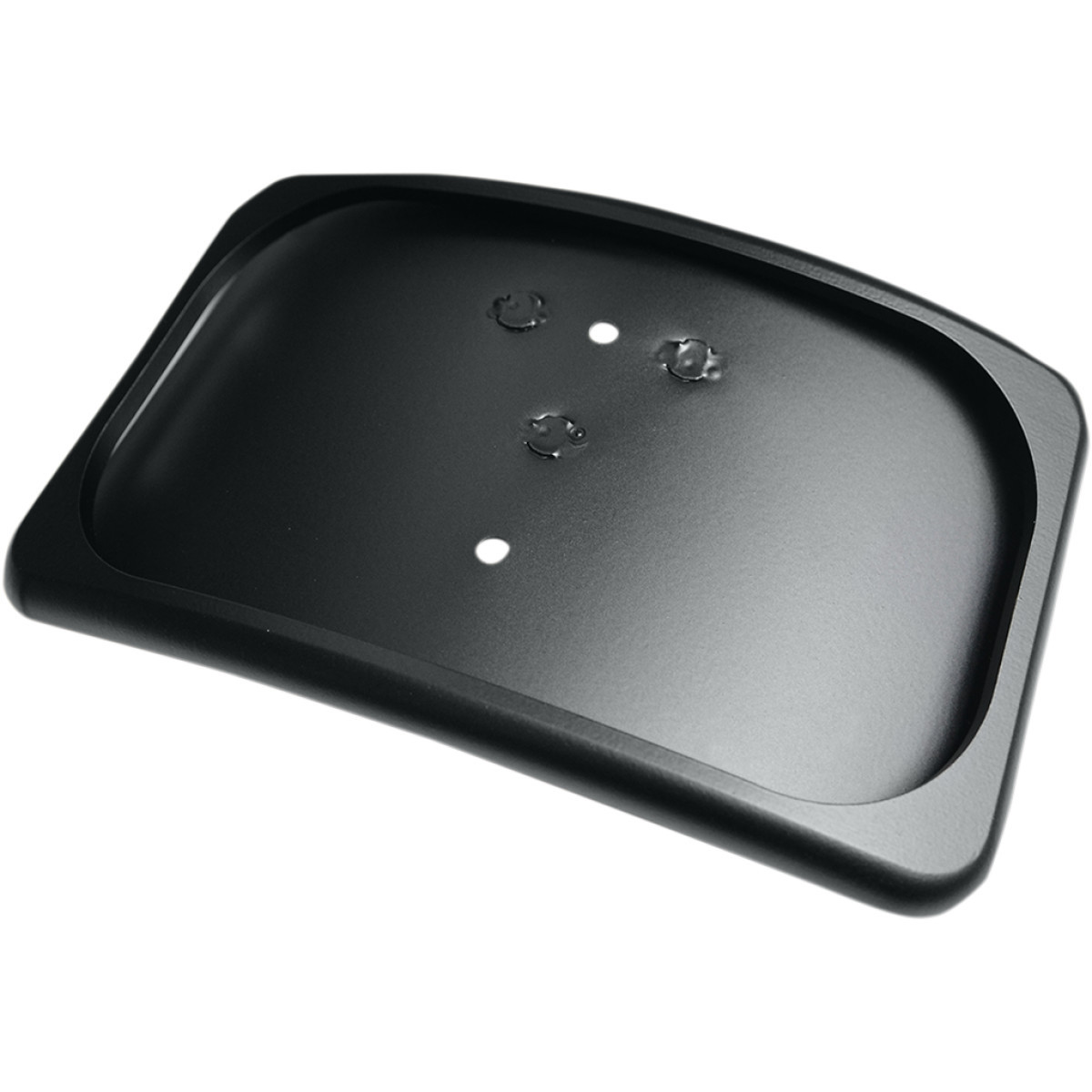 Drag Specialties - License Plate Mount - 3 Hole - Flat Black
