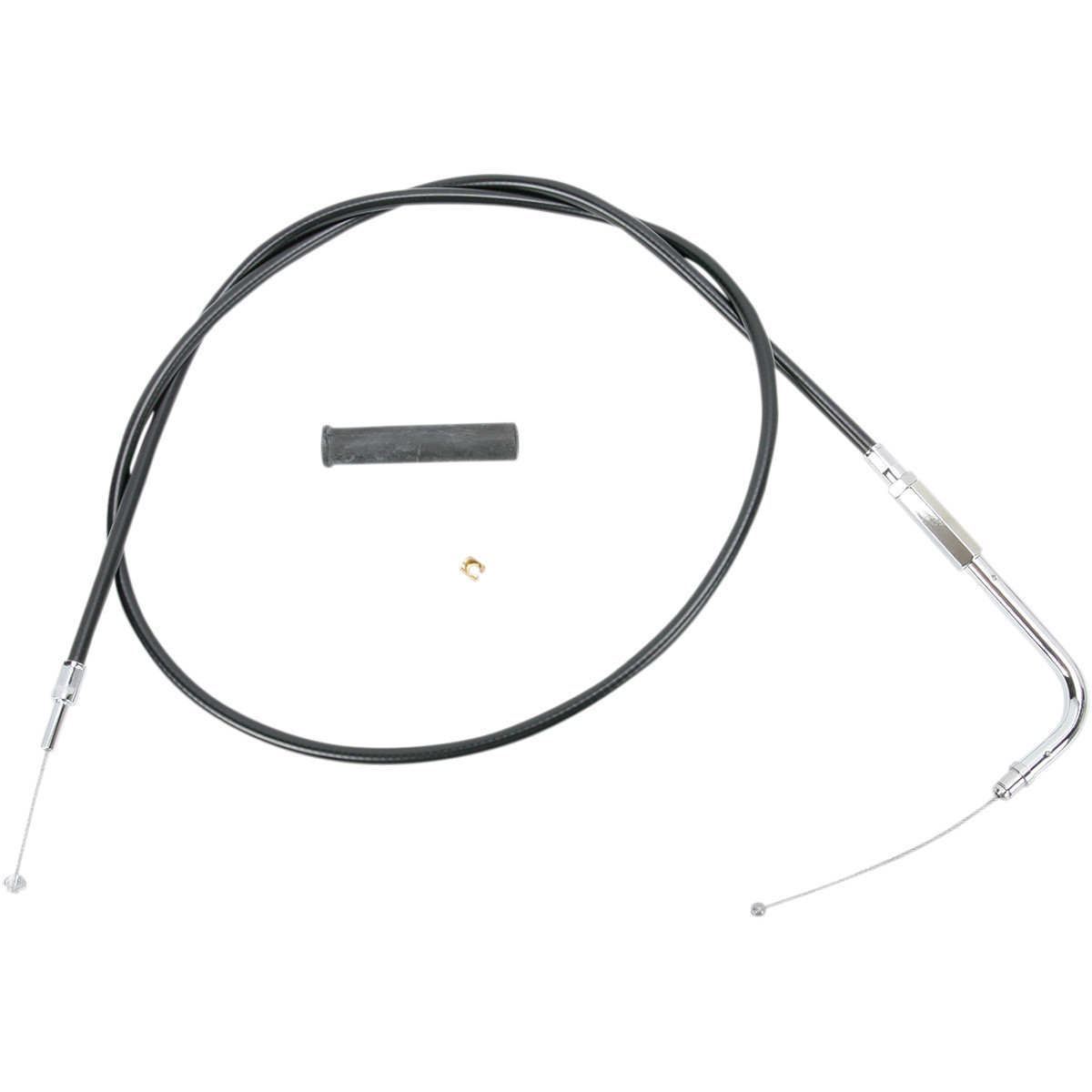 Drag Specialties - Black Vinyl Throttle Cable - 45-1/2"