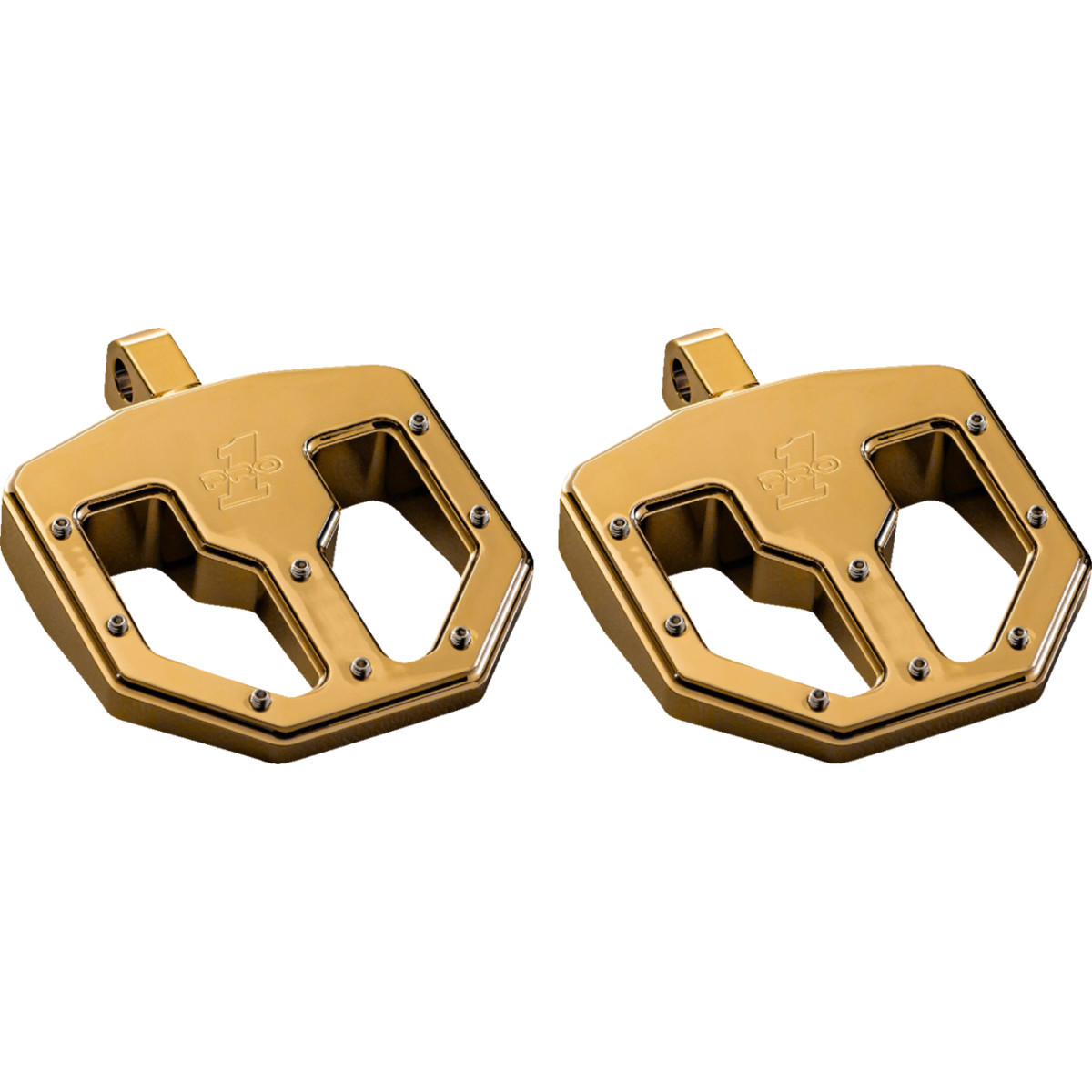 Pro-one Perf.mfg. #500761TIN - BMX V1 Foot Pegs - Male - Gold