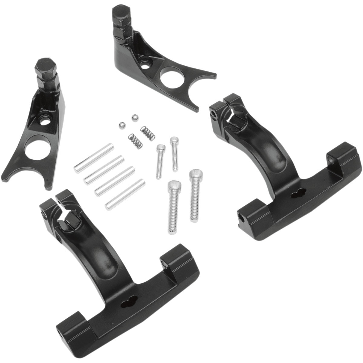 Drag Specialties - Passenger Floorboard Mount - Black - FL/FX
