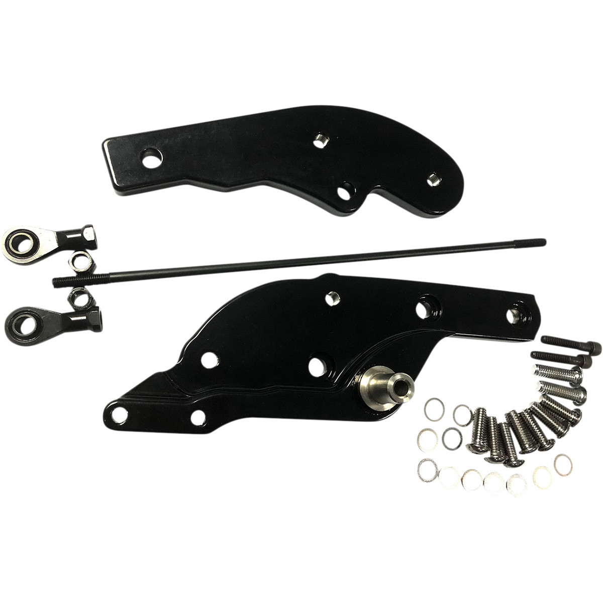 Drag Specialties - Forward Control Extensions - 3" Forward - Black - FL/FX